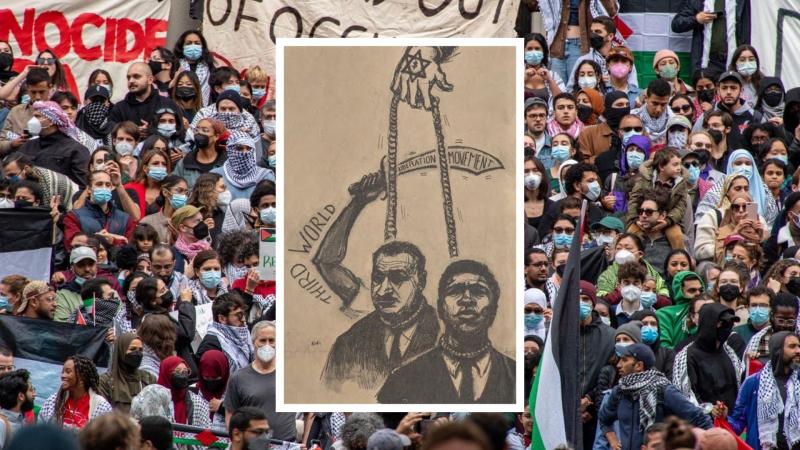 Harvard Palestine, Cambridge, Mass., Oct. 14, 2023, insert: Student Nonviolent Coordinating Committee, 1967