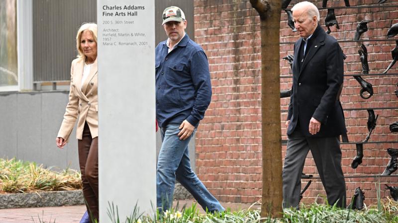 Joe Biden, Jill Biden, Hunter Biden, Pennsylvania, April 1, 2023