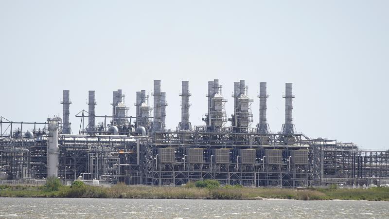 LNG terminal, April 14, 2022, in Cameron Parish, La.