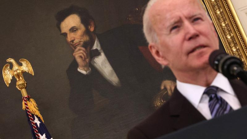 Joe Biden, Abraham Lincoln, June 23, 2021, Washington, D.C.