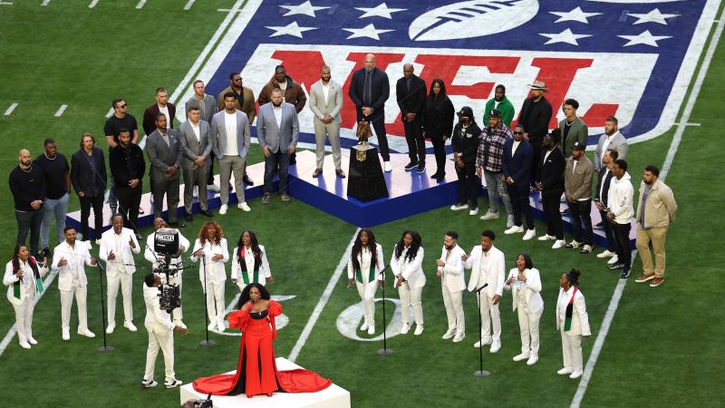 "Lift Every Voice and Sing," Super Bowl, Glendale, Ariz., Feb. 12, 2024