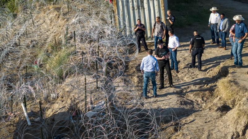 Elon Musk, border, Eagle Pass, Texas, Sept. 28, 2023