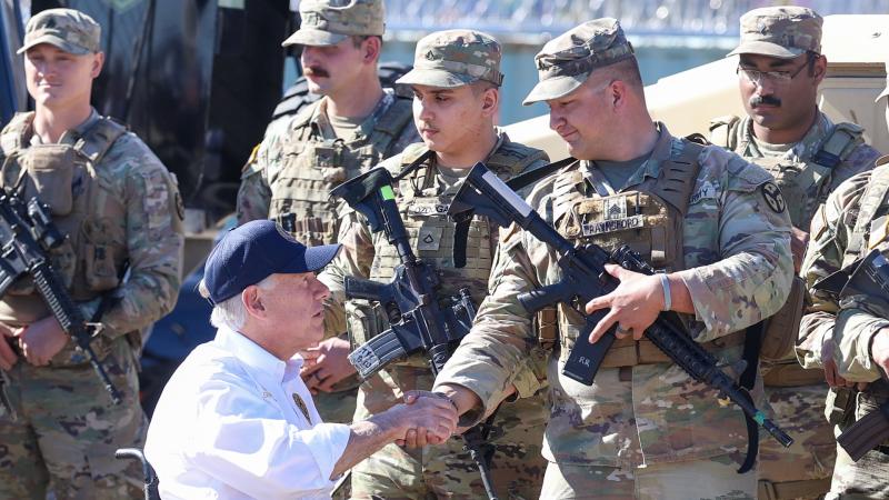 Greg Abbott, National Guard, Eagle Pass, Texas, Feb. 4, 2024