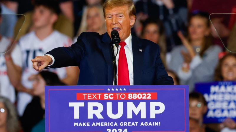 Donald Trump, Feb. 10, 2024, Conway, S.C.