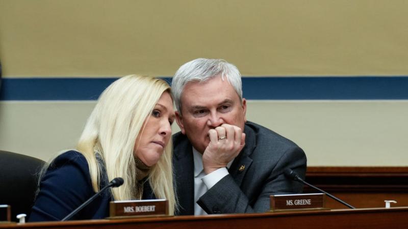 Marjorie Taylor Greene and James Comer