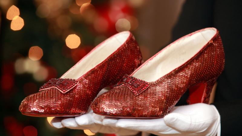 Wizard of Oz Ruby Red Slippers, Dec. 5, 2011, New York City