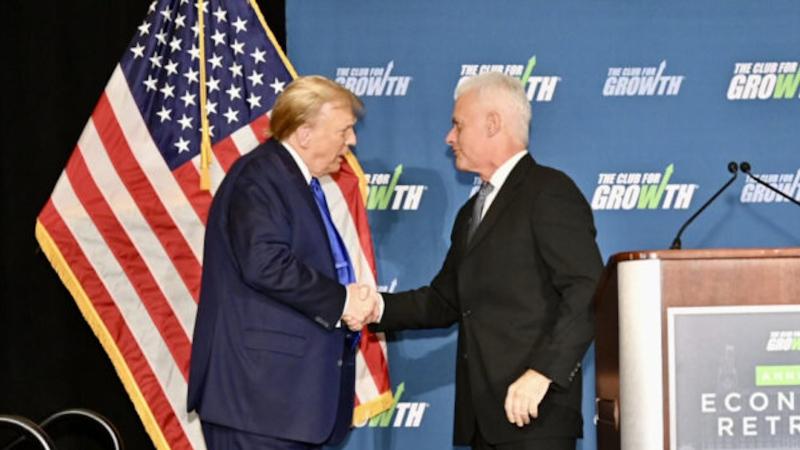 Donald Trump, David McIntosh, Club for Growth, March 1, 2024, Palm Beach, Fla.