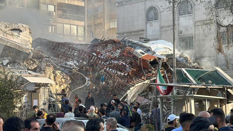 Iranian consulate, Damascus, Syria, April 1, 2024