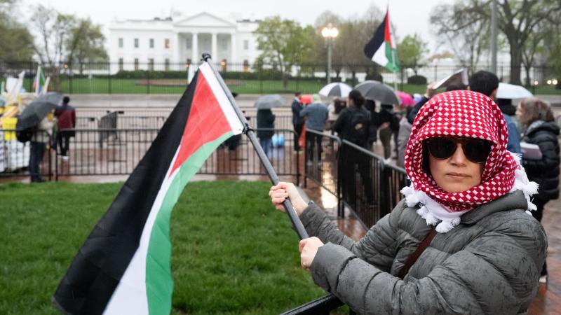Palestine protest, White House, Washington, D.C., April 2, 2024