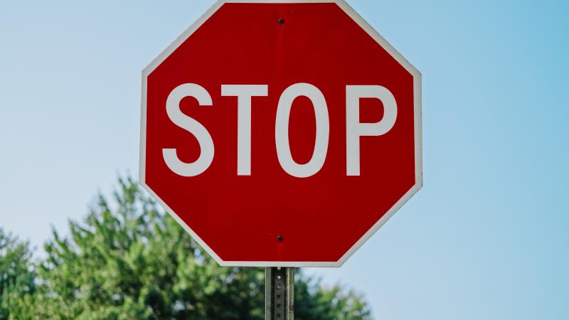 Stop sign