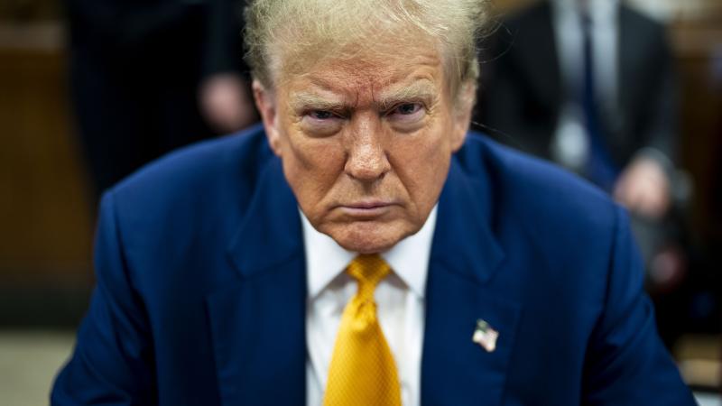 Donald Trump at trial