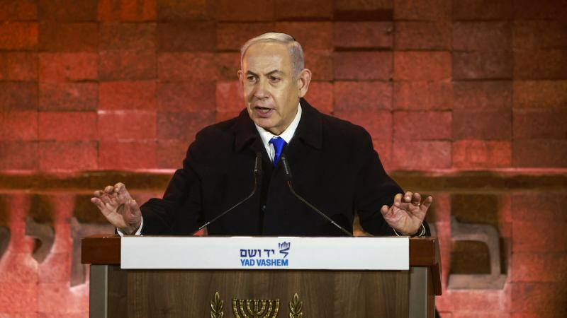 Benjamin Netanyahu, May 5, 2024, Yad Vashem, Jerusalem
