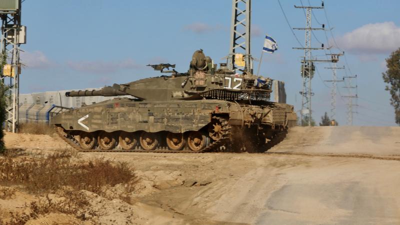 Israel tank, Kerem Shalom Crossing, Gaza Strip, May 6, 2024