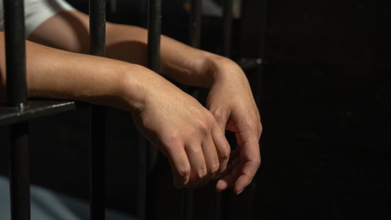 Prisoner, jail, stock photo