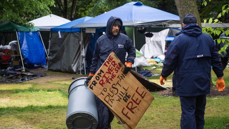 UPenn bans encampments