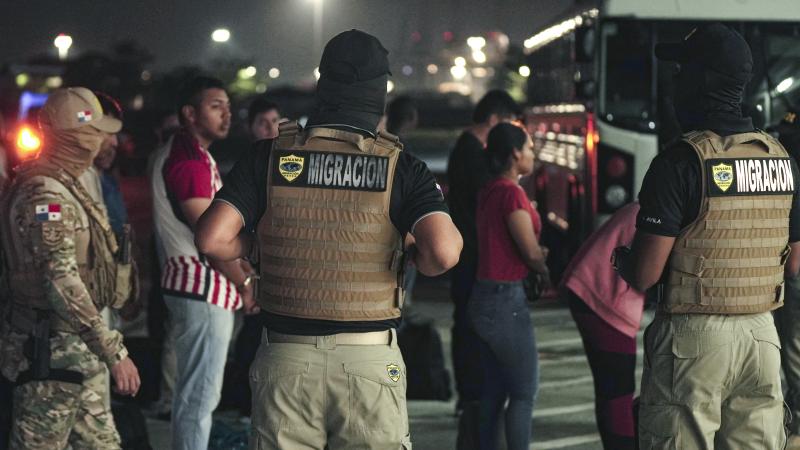 Immigration officials, Panama City, May 17, 2024