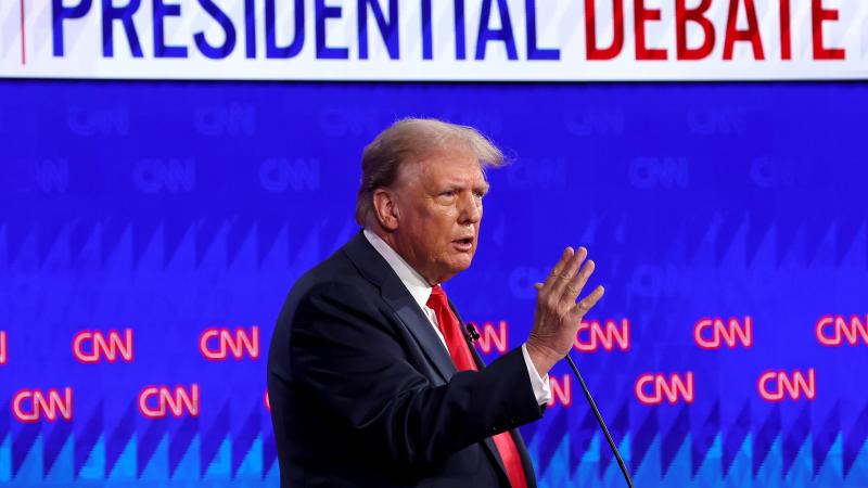 Former President Donald Trump at first 2024 Presidential Debate