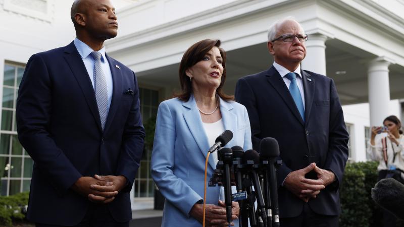 Democratic governors meeting at White House