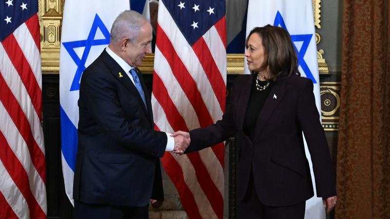 Kamala Harris Benjamin Netanyahu