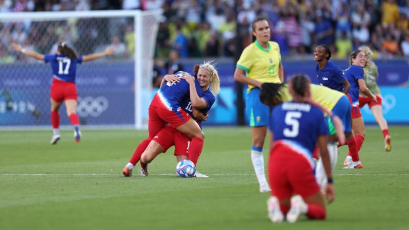 US women's soccer team wins gold medal 
