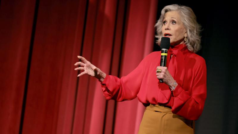 Hollywood actress Jane Fonda