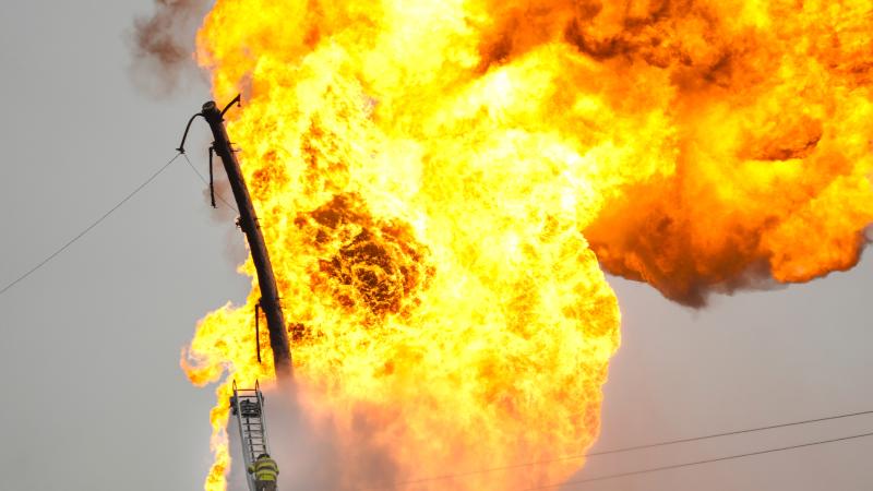 Texas pipeline fire