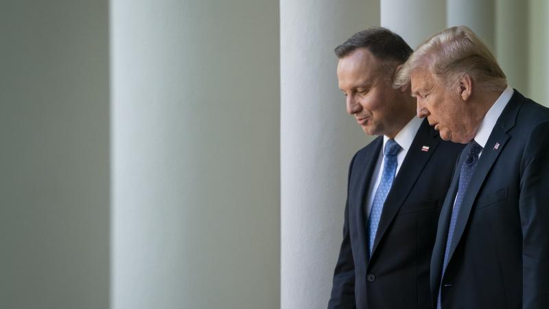 Trump, Polish President Andrzej Duda