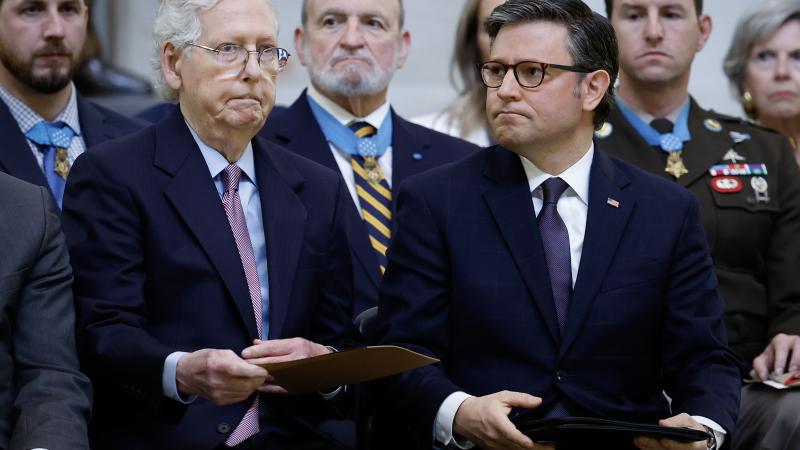 Mitch McConnell and Mike Johnson