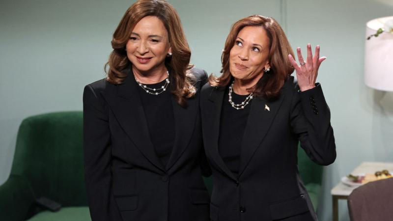 Maya Rudolph and Kamala Harris on SNL