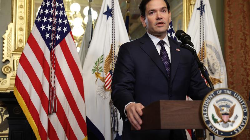 Vice President Vance Swears In Marco Rubio As Secretary Of State
