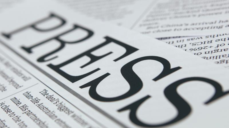 Press photo illustration