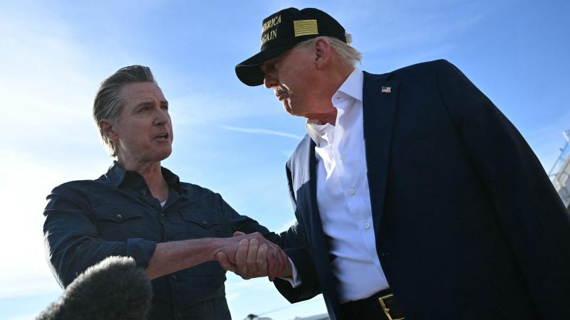Trump and Newsom