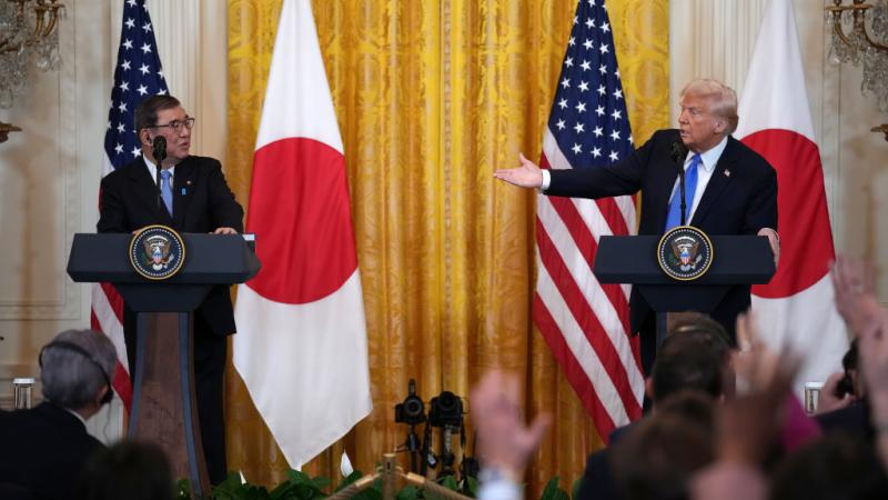 Trump and Shigeru Ishiba