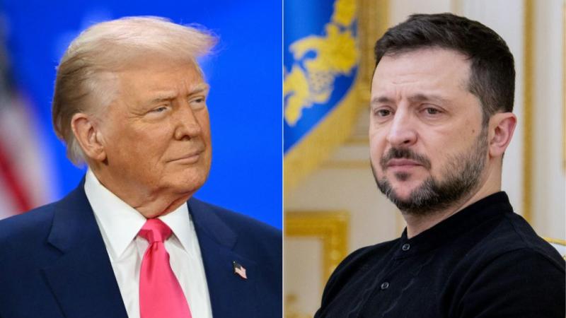 Trump and Zelensky