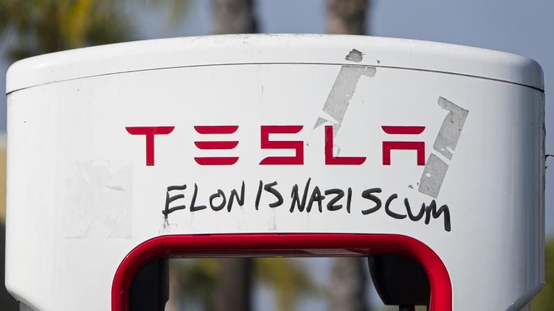 Tesla vandalism