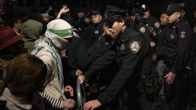 NYPD arrests protesters