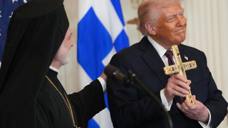 Trump and Elpidophoros