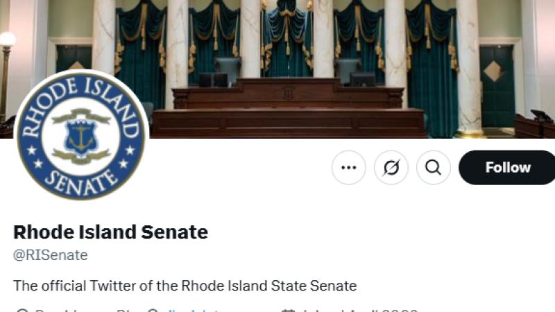 Rhode Island Senate's X account