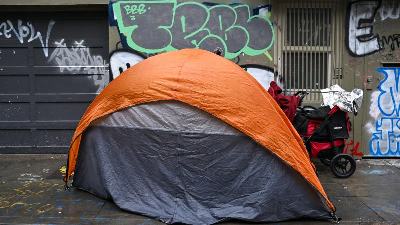 Homeless camp