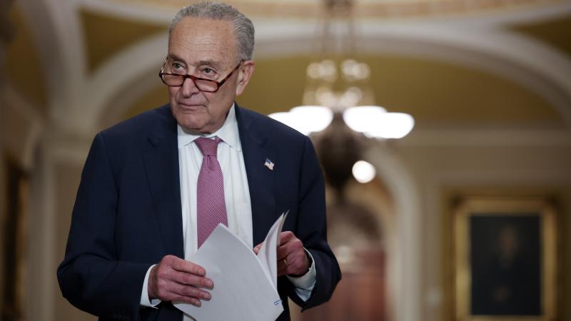 Senators Speak To The Press Following Policy Luncheons On Capitol Hill