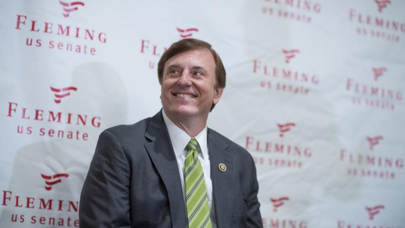  Rep. John Fleming, R-La., candidate for the U.S. Senate from Louisiana, attends a campaign rally at Drusilla Seafood Restaurant in Baton Rouge, La., November 7, 2016. 