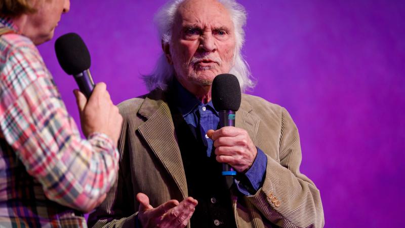 Brian Robinson and Terence Stamp attend "The Adventures of Priscilla, Queen of the Desert" screening during 33rd BFI FLARE Film Festival at BFI Southbank on March 23, 2019 in London, England