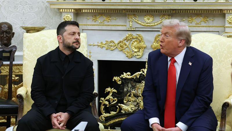 Trump and Zelensky