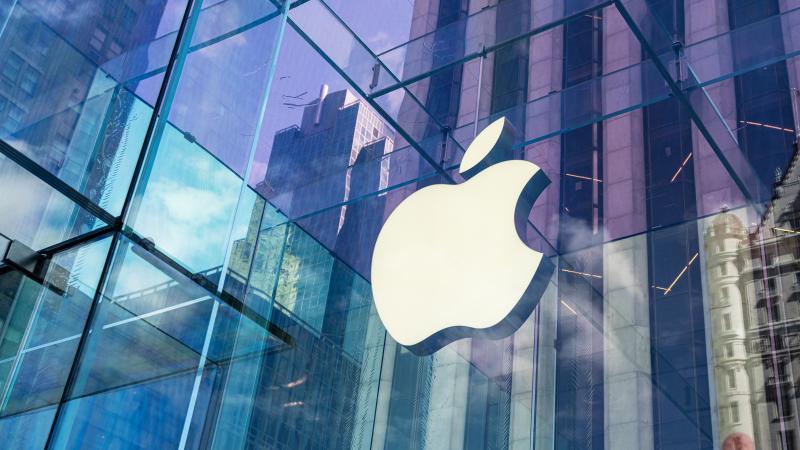 Apple Store at 5th Ave in Manhattan, New York City - stock photo