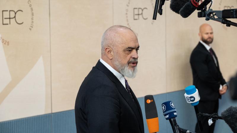 Albanian Prime Minister Edi Rama