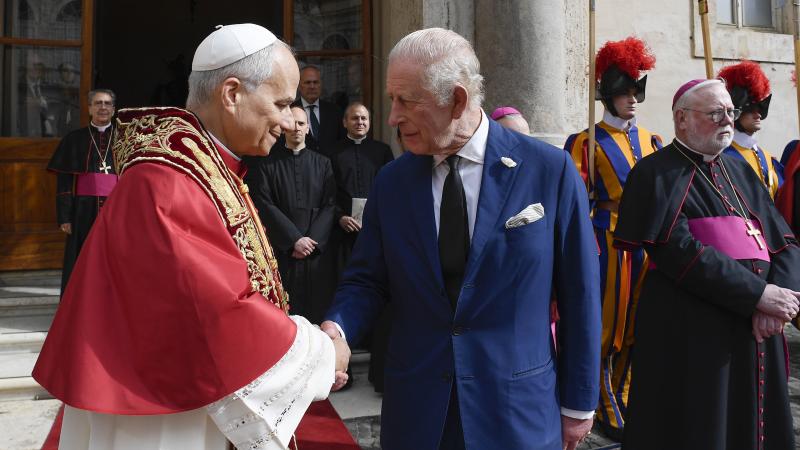 Pope Leo, King Charles