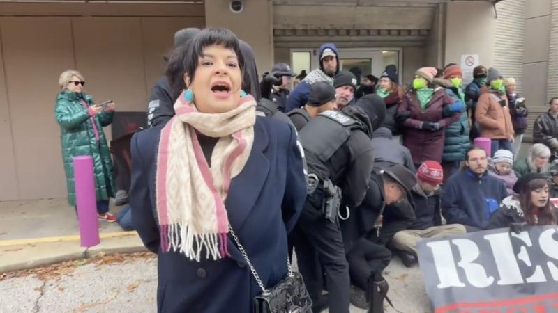 Pro-life activist Terrisa Bukovinac with Progressive Anti-Abortion Uprising in Memphis