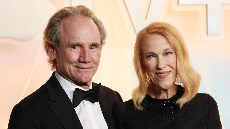 Bo Welch and Catherine O'Hara arrive for Emmy Party in West Hollywood