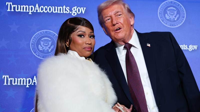 Nicki Minaj and Donald Trump