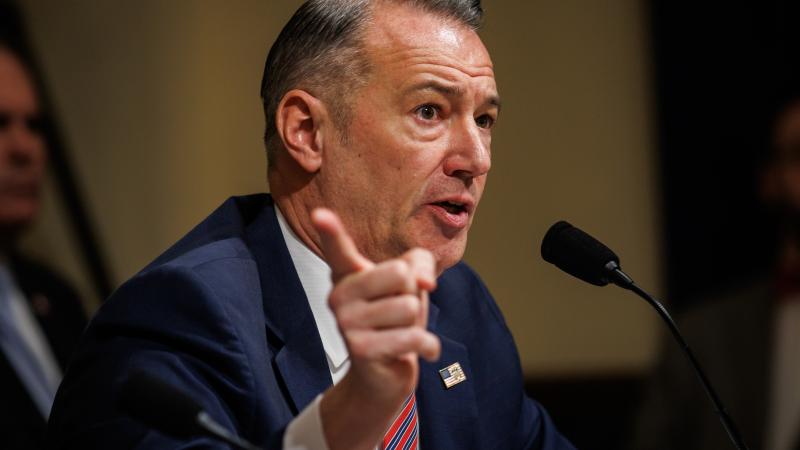 Acting Director of U.S. Immigration and Customs Enforcement (ICE) Todd Lyons testifies during a House Homeland Security Committee hearing on February 10, 2026 in Washington, DC